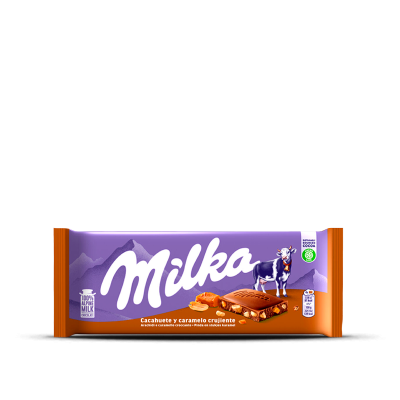 Milka Amendoim & Caramelo Pack 90g